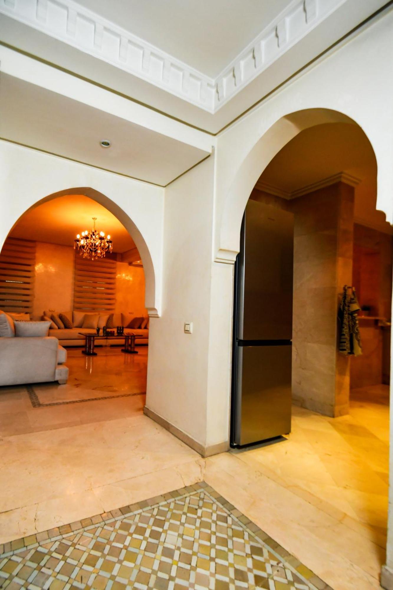 Appartement Haut Standing Gueliz Plaza Marrakesch Exterior foto