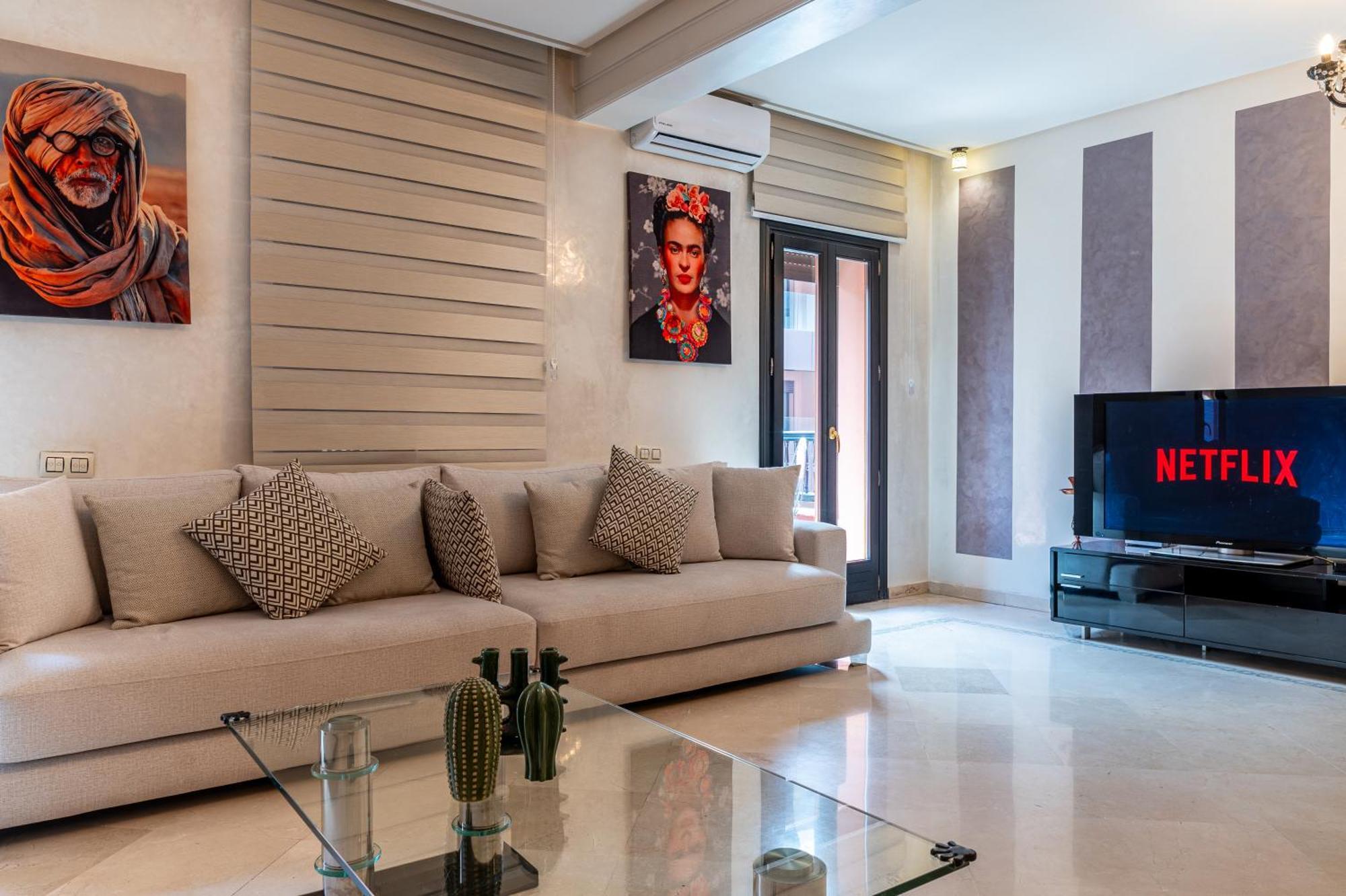 Appartement Haut Standing Gueliz Plaza Marrakesch Exterior foto